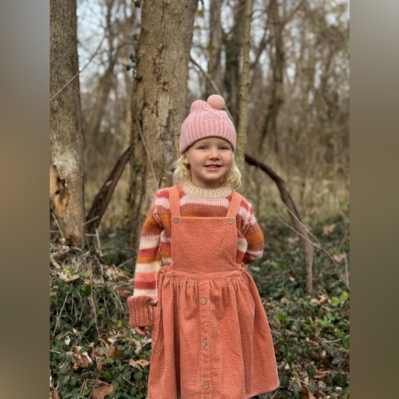 NWT 🍊 Vignette Toddler ‘Donna Sweater’ in Coral Stripe - Size 18-24m - Picture 1 of 7